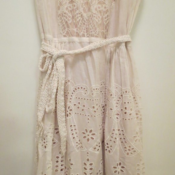 LIL lace midi summer dress bohemian S 4/6 - Picture 4 of 6